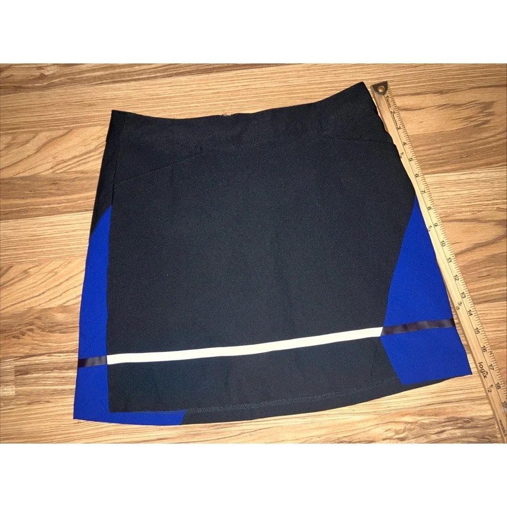 Slazenger Sz 4 Golf‎ Tennis Skirt Skort Soho Colorblock Black Blue White